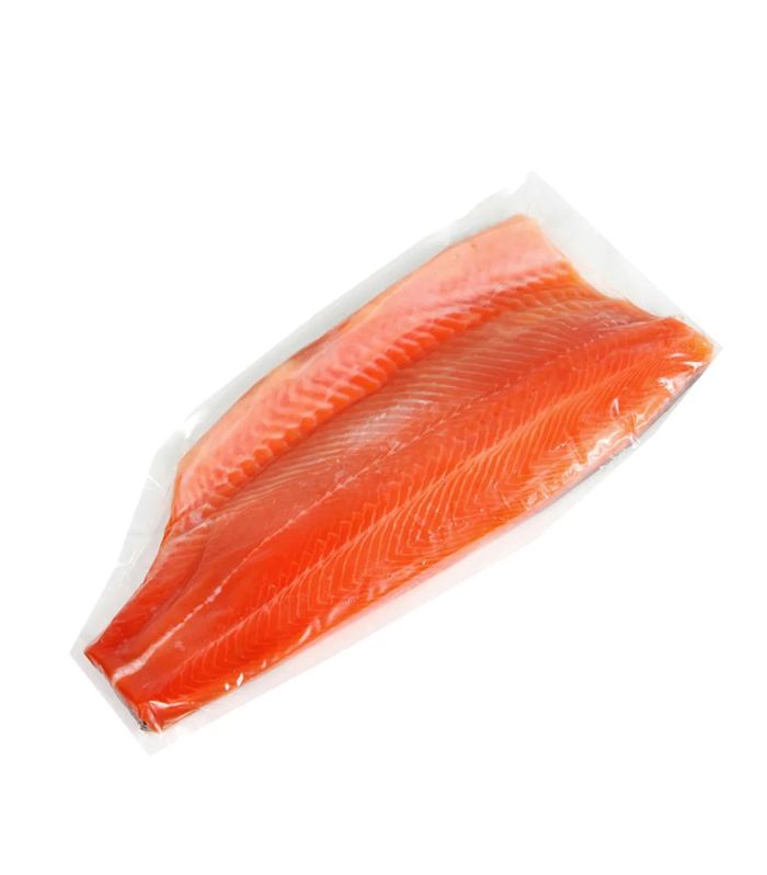 Salmon fillet, blast-frozen