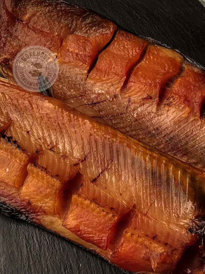 Cold-smoked trout