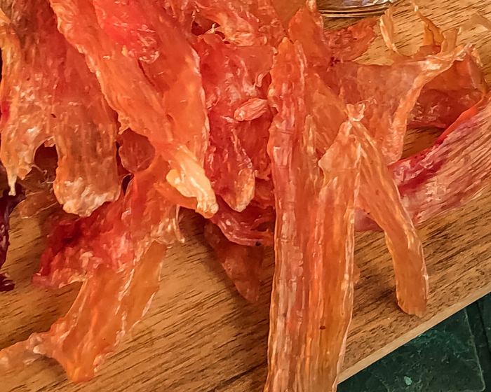 Chicken jerky, BBQ
